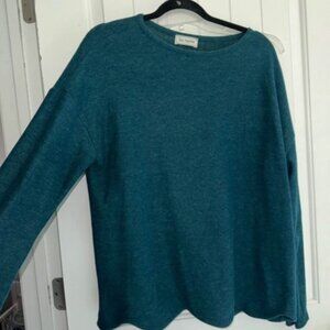 Ces Femme Teal Crew Neck Sweater